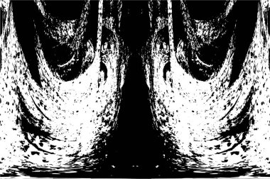 grunge akromatik desenli illüstrasyon