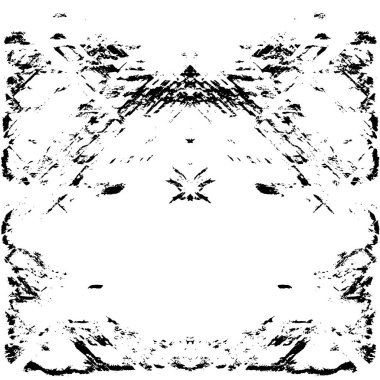 grunge akromatik desenli illüstrasyon