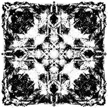 grunge akromatik desenli illüstrasyon