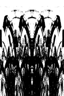 grunge akromatik desenli illüstrasyon