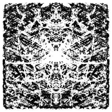 grunge akromatik desenli illüstrasyon