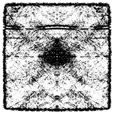 grunge akromatik desenli illüstrasyon