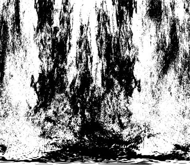 grunge akromatik desenli illüstrasyon