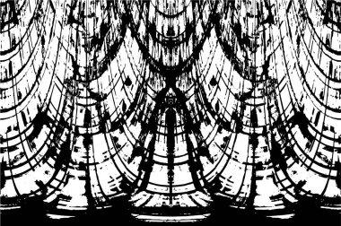 grunge akromatik desenli illüstrasyon