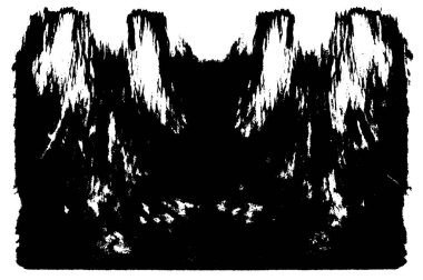 grunge akromatik desenli illüstrasyon