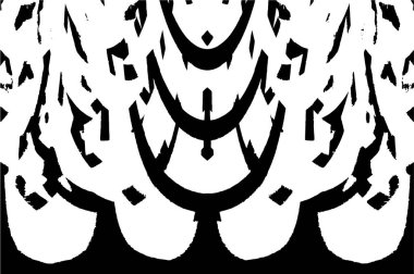 grunge akromatik desenli illüstrasyon