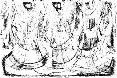 grunge akromatik desenli illüstrasyon