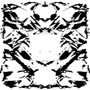 grunge akromatik desenli illüstrasyon