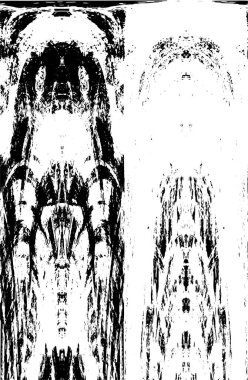 grunge akromatik desenli illüstrasyon