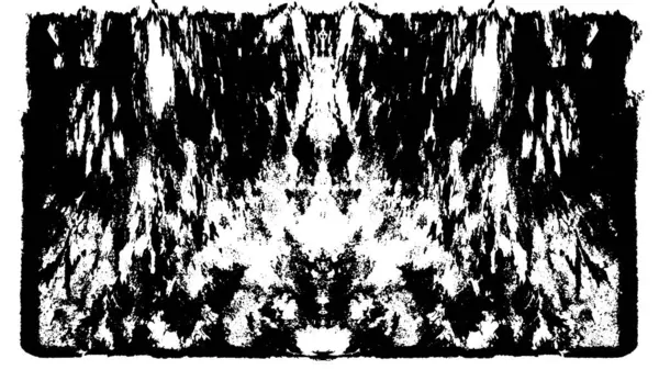 Grunge dikey olarak simetrik siyah beyaz doku. Tek renkli yıpranmış kaplama deseni. 