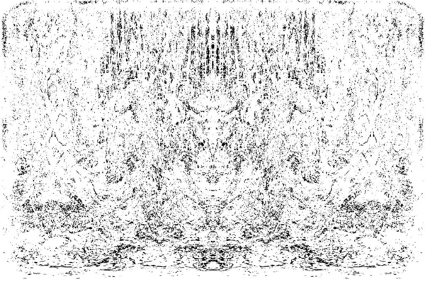 Grunge dikey olarak simetrik siyah beyaz doku. Tek renkli yıpranmış kaplama deseni. 