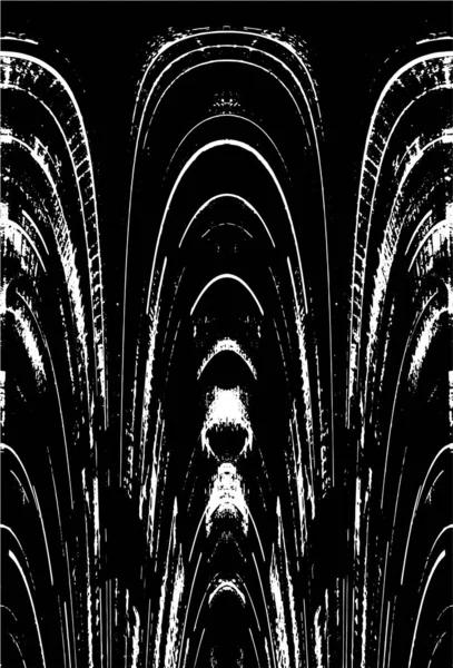 Grunge dikey olarak simetrik siyah beyaz doku. Tek renkli yıpranmış kaplama deseni. 