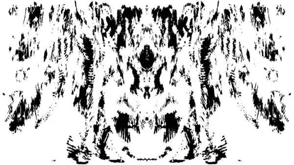 Grunge dikey olarak simetrik siyah beyaz doku. Tek renkli yıpranmış kaplama deseni. 