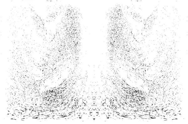 Grunge dikey olarak simetrik siyah beyaz doku. Tek renkli yıpranmış kaplama deseni. 