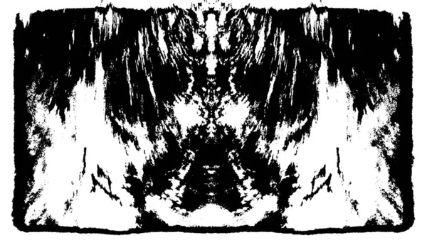 Grunge dikey olarak simetrik siyah beyaz doku. Tek renkli yıpranmış kaplama deseni. 