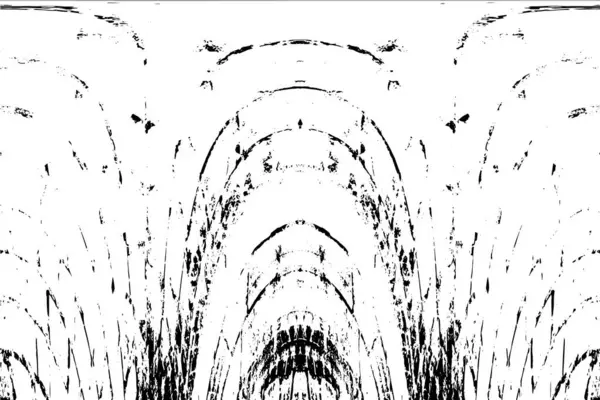 Grunge dikey olarak simetrik siyah beyaz doku. Tek renkli yıpranmış kaplama deseni. 