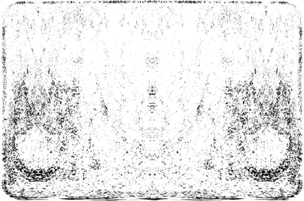 Grunge dikey olarak simetrik siyah beyaz doku. Tek renkli yıpranmış kaplama deseni. 