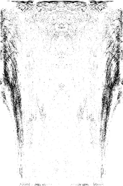 Grunge dikey olarak simetrik siyah beyaz doku. Tek renkli yıpranmış kaplama deseni. 