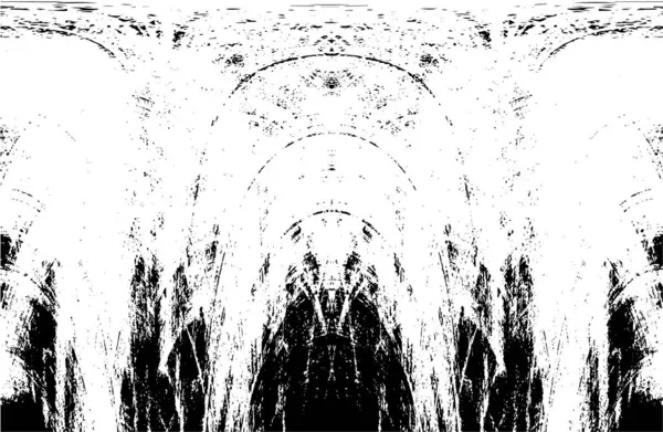 Grunge dikey olarak simetrik siyah beyaz doku. Tek renkli yıpranmış kaplama deseni. 