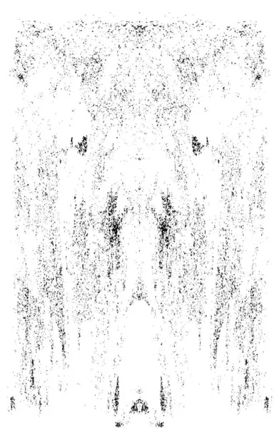 Grunge dikey olarak simetrik siyah beyaz doku. Tek renkli yıpranmış kaplama deseni. 