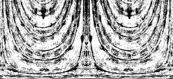 Grunge dikey olarak simetrik siyah beyaz doku. Tek renkli yıpranmış kaplama deseni. 