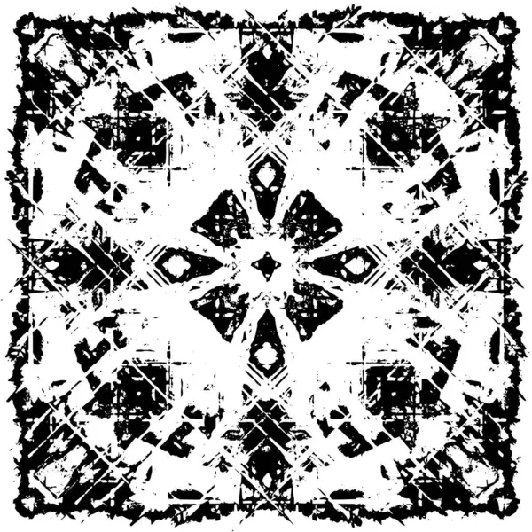 Siyah ve beyaz grunge arka plan, vektör çizim 
