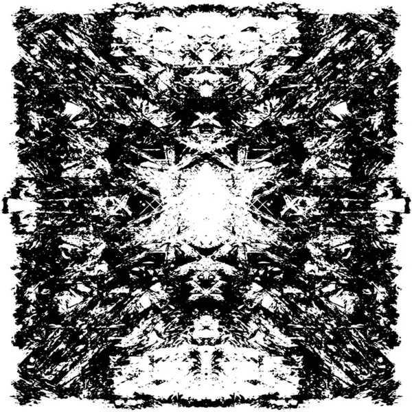 Siyah ve beyaz grunge arka plan, vektör çizim 