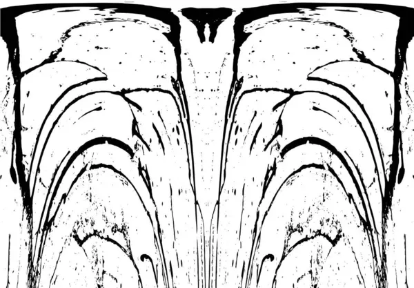 Siyah ve beyaz grunge arka plan, vektör çizim 