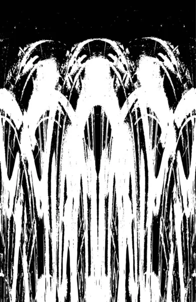 Siyah ve beyaz grunge arka plan, vektör çizim 