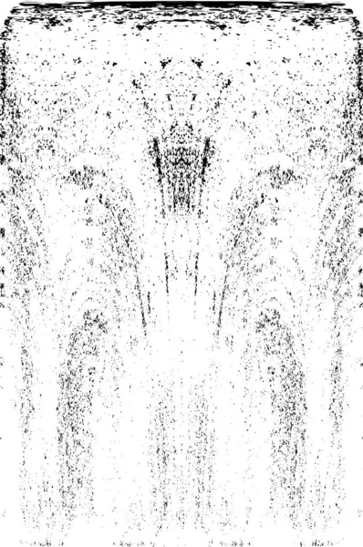 Grunge dikey olarak simetrik siyah beyaz doku. Tek renkli yıpranmış kaplama deseni. 