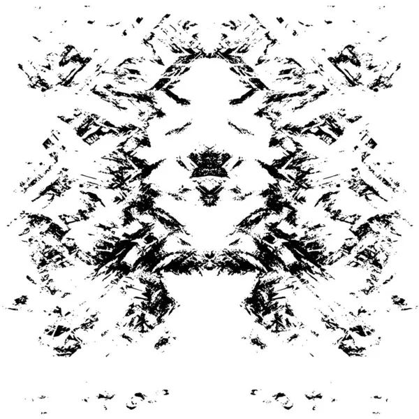 Siyah ve beyaz grunge arka plan, vektör çizim 