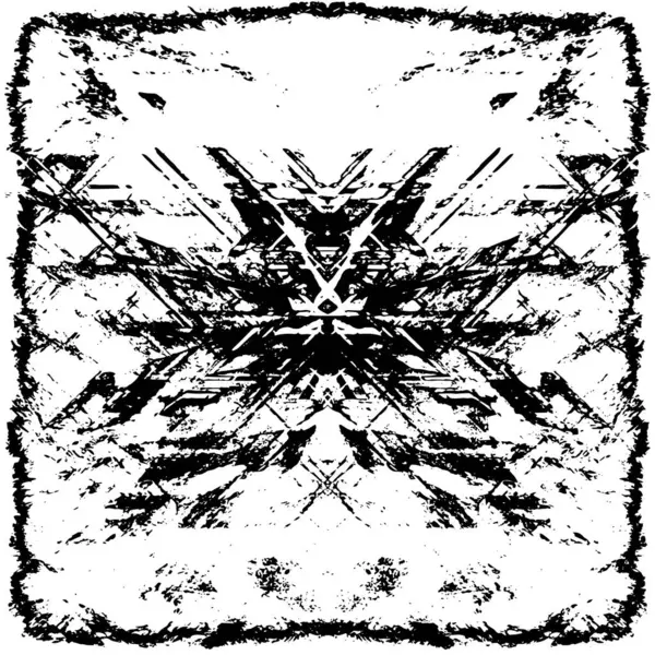 Siyah ve beyaz grunge arka plan, vektör çizim 