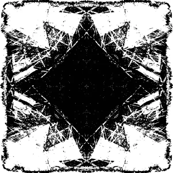 Siyah ve beyaz grunge arka plan, vektör çizim 