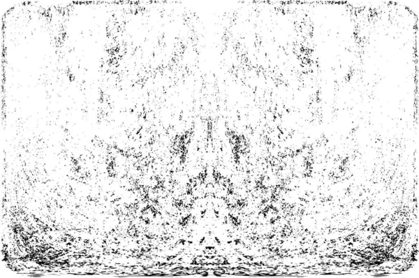 Grunge dikey olarak simetrik siyah beyaz doku. Tek renkli yıpranmış kaplama deseni. 