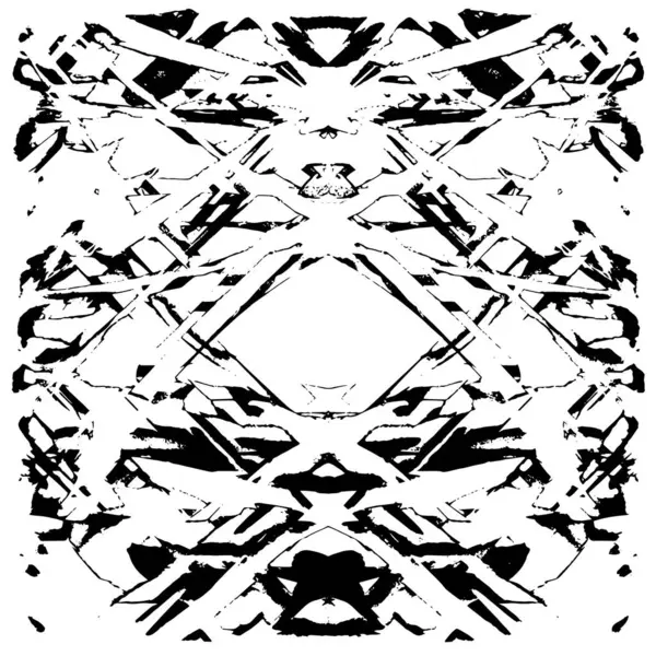 Siyah ve beyaz grunge arka plan, vektör çizim 