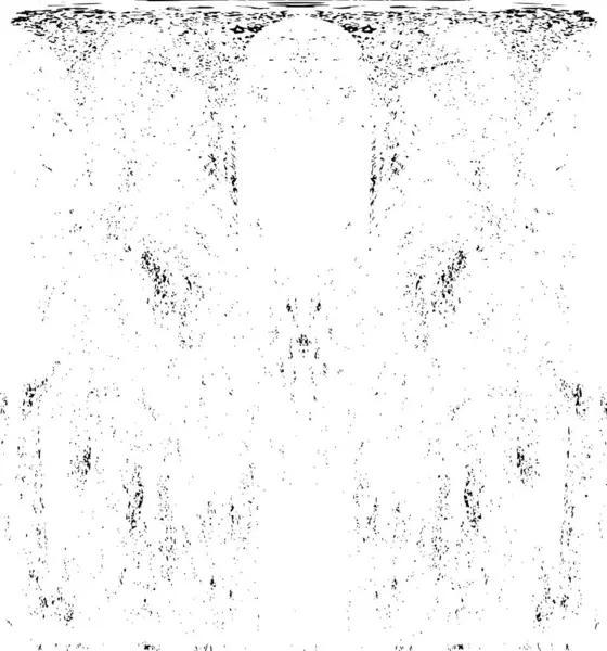 Grunge dikey olarak simetrik siyah beyaz doku. Tek renkli yıpranmış kaplama deseni. 