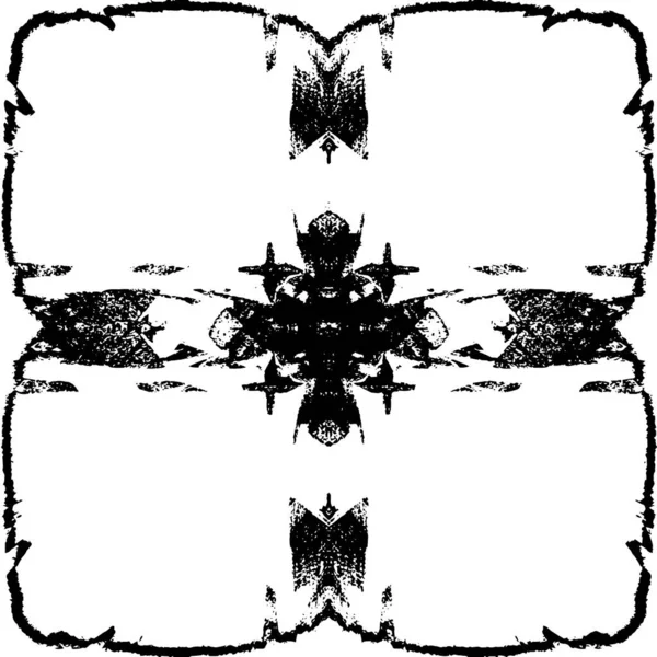 grunge tek renkli desenli illüstrasyon