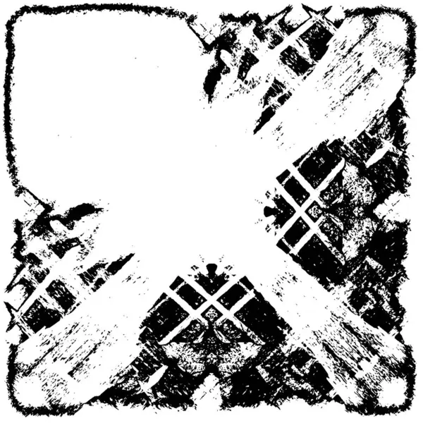 grunge tek renkli desenli illüstrasyon