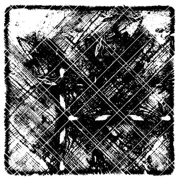 grunge tek renkli desenli illüstrasyon