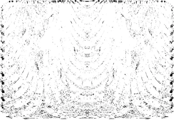 Grunge dikey olarak simetrik siyah beyaz doku. Tek renkli yıpranmış kaplama deseni. 