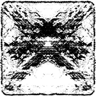 Grunge siyah beyaz doku şablon. 