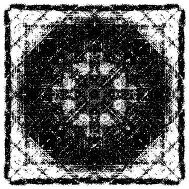 Grunge siyah beyaz doku şablon. 