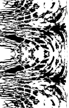 Grunge siyah beyaz doku şablon. 