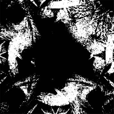 Grunge siyah beyaz doku şablon. 