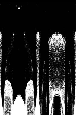 Grunge siyah beyaz doku şablon. 