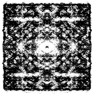 Grunge siyah beyaz doku şablon. 