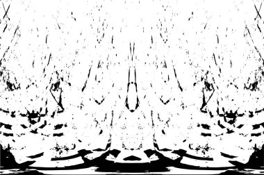 Grunge siyah beyaz doku şablon. 