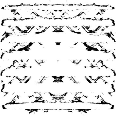 Grunge siyah beyaz doku şablon. 