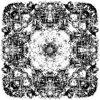 Grunge siyah beyaz doku şablon. 