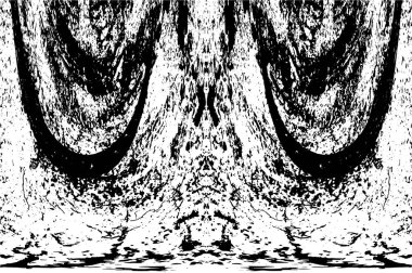 Grunge siyah beyaz doku şablon. 